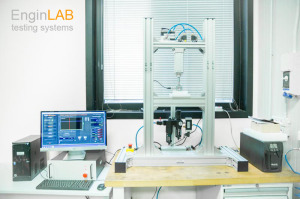 Machine for fatigue test installed in the workshop of our client